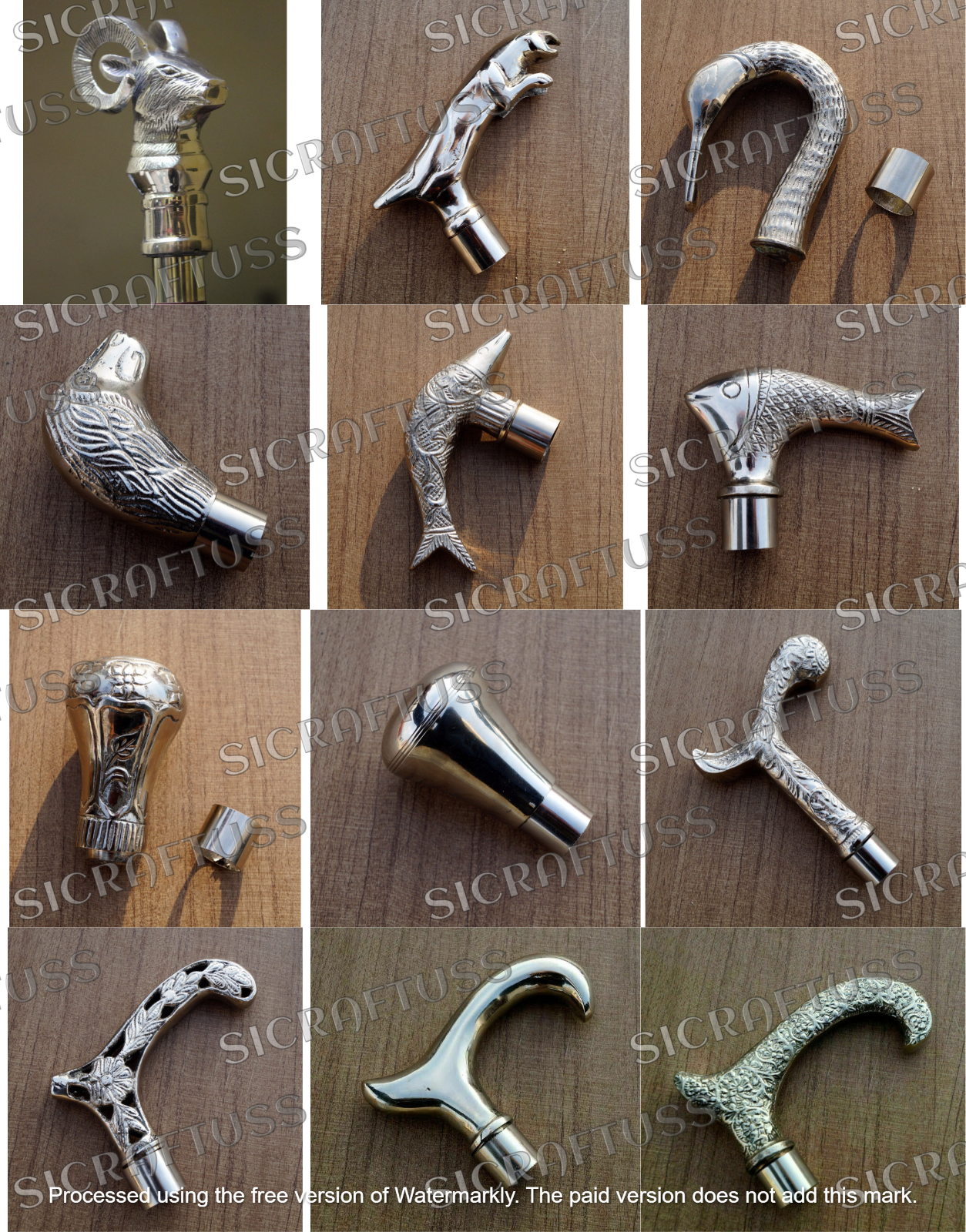 Primary image for Brass Handles For Walking Stick