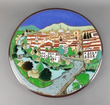 Eduardo Vega Equador Signed Ceramic Art Pottery Wall Plate Platter Huge ... - $185.99