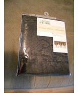 The Home Store Window Valance 60&quot; x 19&quot; Black New in package - £5.91 GBP