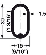 10-Case ProPack Welded Steel Oval Polished Chrome Wardrobe Closet Rods –... - $205.86+