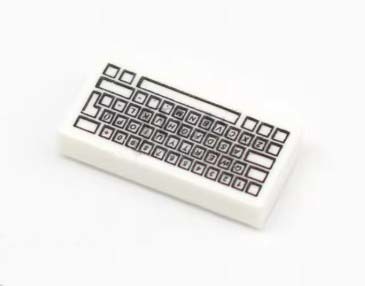 HG Computer Keyboard Construction Piece Bricks Minifigures - $0.95