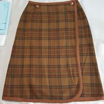 RARE Vintage PENDLETON 100% Virgin Wool Wrap Skirt 10 - $122.50