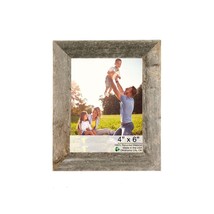 7&quot;X8&quot; Natural Weathered Grey Picture Frame With Easel Backs - £41.77 GBP
