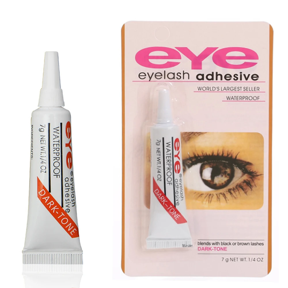 Lue new strong false eyelash lash glue adhesive 7g dark or clear waterproof tool makeup thumb200