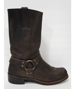 Frye GAUCHO 87350 Brown Leather Boot Riding Moto Harness Men Biker 10 M Used - $4,960.31 MXN
