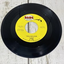 Derek Cinnamon / This Is My Story Bang Records 45 7&quot; Vinyl Pop Rock 1968 Record - £3.12 GBP