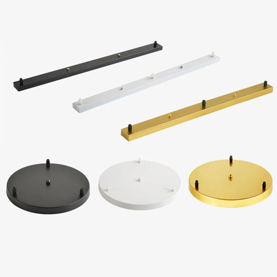 2/3/4/5/6/7/8 DIY Holes Ceiling mounted Base For Pendant Lamps Ceiling P... - $23.71+