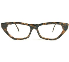 Vintage Elle 018 576 Eyeglasses Frames Black Brown Tortoise Cat Eye 52-1... - $46.54