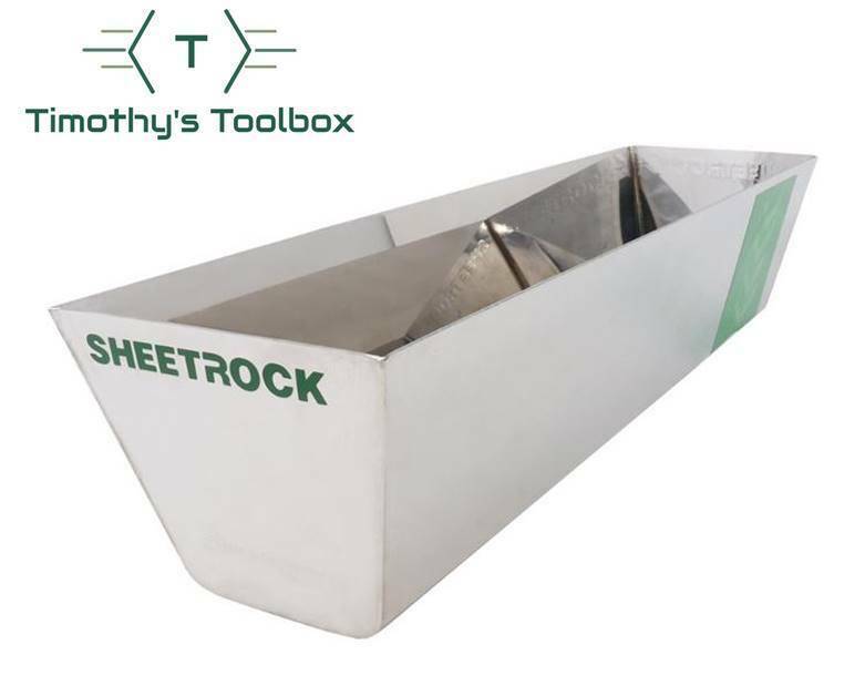 USG Sheetrock Classic Stainless Steel Mud Pan 14&quot; - $33.00