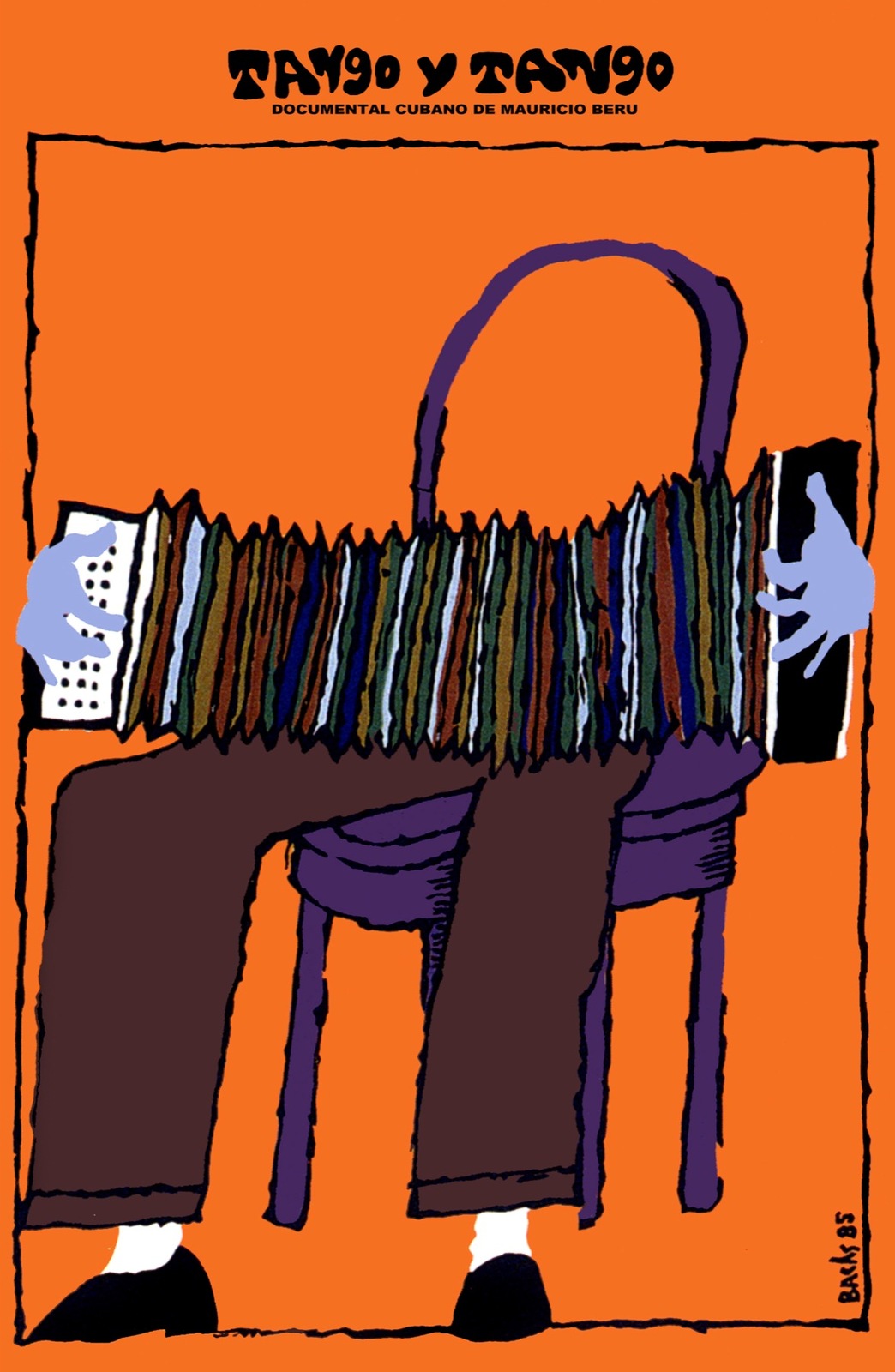 7668.Decoration Poster.Home Room wall design art print.Bandoneon Tango.Accordion