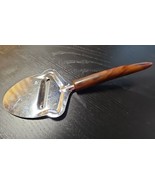 Vintage Stainless Steel Cheese Plane with Marbled Bakelite Handle Unmarked - £15.56 GBP