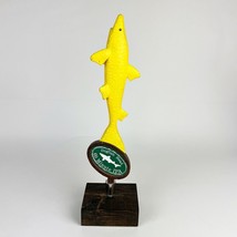 Dogfish Head Craft Brewed 60 Minutes IPA 12” Beer Tap Handle Shark Neon Yellow - £27.69 GBP