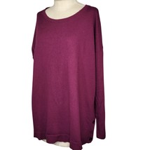 Purple Lambswool Blend Sweater Size XL  - $34.65