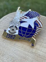 Lions Club Lapel Pin 1982 Atlanta Multiple District 20 Statue Of Liberty... - $18.00