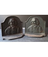 Vtg or Antique Pair of Cast Iron Shakespeare Library Bookends - €25,84 EUR