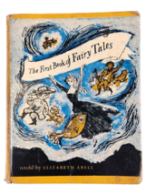 The First Book of Fairy Tales Vtg 1958 Hardcover by Elizabeth Abell (ex-libris) - £13.54 GBP