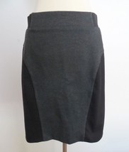 Michael Kors womens size 6 black gray color block skirt career evening o... - $19.78