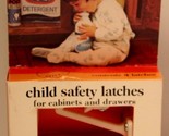 Vintage Kinder Gard Child Safety Latches For Cabinets and Drawers 1972 N... - £4.72 GBP
