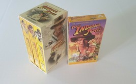 Indiana Jones VHS tapes - The Adventure Collection (3)  and young Indiana jones - £8.00 GBP