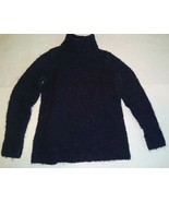 Michael Kors Womens Navy Blue Knit Turtleneck Long Sleeve Sweater Size X... - €9,45 EUR