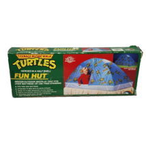Vintage Teenage Mutant Ninja Turtles Tmnt Fun Hut Bed Tent Twin Sized Complete - £262.00 GBP