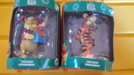 RARE Disney Winnie the Pooh tigger  2002 Christmas Ornaments new Lot  - $29.99