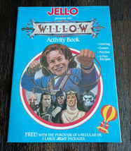 Willow Activity Coloring Games Lucasfilm 1988 Unused Jell-O Jello Movie Book - £6.51 GBP
