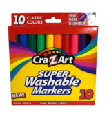 Washable Markers Cra-Z-Art 10002 Classic Colors  10 Count - £3.88 GBP