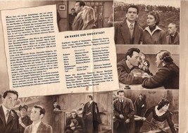 Am Rande der Großstadt Lizzani Progress Ilustrierte Movie 1953 - £7.41 GBP