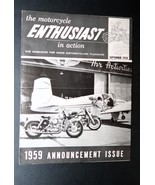 Vintage Harley-Davidson Enthusiast Magazine September &#39;58 - €17,15 EUR