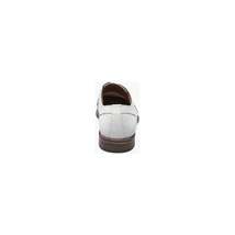 Stacy Adams Turano Bike Toe Oxford Croc Print Shoes White 25576-100 image 4