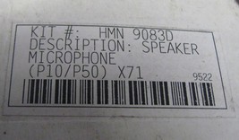 {New} {Oem} Motorola HMN9083D Radio Speaker Microphone For P10 / P50 - £19.48 GBP
