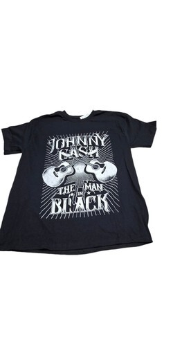 Johnny Cash The Man in Black T-Shirt Men’s L NWT Music Legend Tee Item image 2