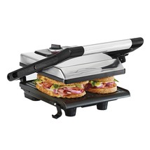 BELLA Electric Panini Press &amp; Sandwich Grill, Polished Stainless Steel, ... - £53.72 GBP