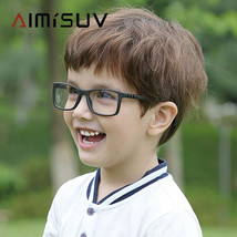 AIMISUV - Original Square Kids Glasses Frame Fashion Silicone Flexible O... - £54.11 GBP