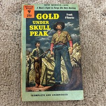 Gold Under Skull Peak Western Paperback Book by Frank O&#39;Rourke Bantam Books 1953 - £9.53 GBP