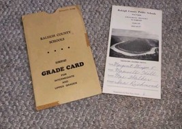 Vtg Raleight County Schools 1960-61 Report Card West Virginia Maxwell Hill - €8,63 EUR
