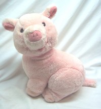 Vintage Dakin 1986 Cute Happy Pink Pig 11&quot; Plush Stuffed Animal Toy 1980&#39;s Farm - £23.49 GBP