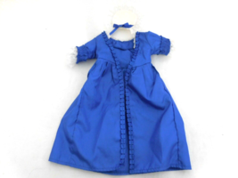 1995 Pleasant Company Felicity American Girl Christmas Story Blue Gown Dress - £30.97 GBP