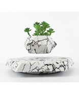 Levitating Plant Pot Marble Color Floating Planter Magnetic Levitation B... - $2,817.65 MXN