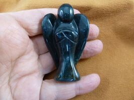 Y-ANG-710 little Green Jasper Guardian Angel Gemstone gem figurine I lov... - €21,30 EUR