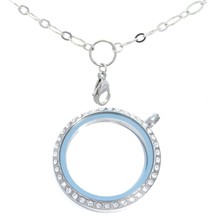 18 Inch Round Loop Silvertone Necklace with 32 Inch Big Loop Silvertone Necklace - $19.68