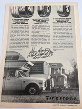 Vintage Rare Firestone Chevy Chevrolet Pickup Truck Camper 1975 Print Ad - £7.75 GBP