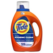 Tide Hygienic Clean Heavy 10x Duty Liquid Laundry Detergent, 64 Loads, 9... - $27.99