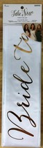 BRIDE TO BE SASH - White w/ Gold Lettering - Take A Vow - Wedding - 3.5f... - £5.45 GBP