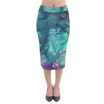 BLUE FEARIE Exclusive OriginalDesigner Velvet MidiPencilSkirt Size:Mediu... - $37.91