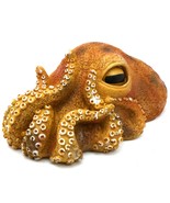 Aquarium Ornament Blinking Eye Orange Octopus Fish Tank Decoration - $29.69