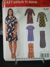 McCall's M9277 Misses Dresses Pattern - Size 8-16 Bust 31.5 to 38 Waist 24 to 30 - $7.54