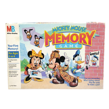 Disney Mickey Mouse Memory Game Milton Bradley 1990 Complete Ages 3+ Min... - £14.00 GBP