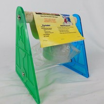 Polly&#39;s Portable Small Parrot Stand Feed Cup Nail Trim Perch Green Blue 8&quot; Long - £23.89 GBP